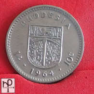 RHODESIA 10 CENT 1964 -    KM# 2 - (Nº55302) - Rhodesië