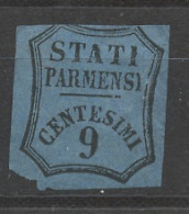 Italie - Italy - Italien Anciens Etats - Parme Taxe 1853-57 Y&T N°AEPT2 - Michel N°P2 Nsg - 9c Chiffre - Parme