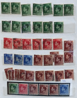1936 GB  King Edward VIII Definitives Stamps 45 Stamps - 39 Used 6 Mint - Unclassified