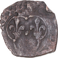 Monnaie, France, François Ier, Denier Tournois à La Croisette, Villeneuve - 1515-1547 Franz I. Der Ritterkönig