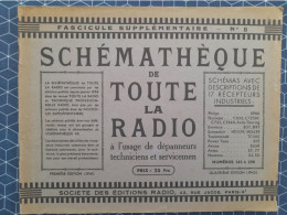 Schémathéque N° 8 De Toute La Radio Dépannage Technique Schéma - Audio-Video