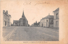 ROUTOT - L'Eglise Et La Route De Rouen - Routot