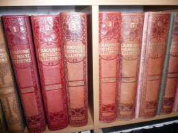 COLLECTION COMPLETE LAROUSSE MENSUEL ILLUSTRE 14 VOLUMES 1907 1957 AVEC TOUS LES SUPPLEMENTS + NOUVEAU LAROUSSE ILLUSTRE - Enciclopedias