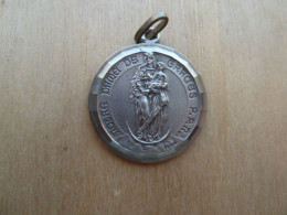 Rada-044 Médaille N.D. De GRACES Signée Pénin,pourtour En Relief Diamanté - Religious Art