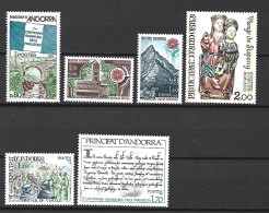 Timbre Andorre Français Neuf ** N 267 / 273   Année 1978  Manque Le N 267 - Full Years