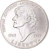 Monnaie, États-Unis, Dollar, 1993, U.S. Mint, Philadelphie, SPL+, Argent - Conmemorativas