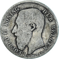 Monnaie, Belgique, Leopold II, 50 Centimes, 1886, TB, Argent, KM:27 - 50 Cent