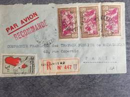 MADAGASCAR - Enveloppe De Tananarive Pour La France En 1935 - Lettres & Documents