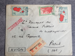 MADAGASCAR - Enveloppe De Tananarive Pour La France En 1939 - Cartas & Documentos