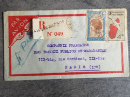 MADAGASCAR - Enveloppe De Tananarive Pour La France En 1936 - Covers & Documents