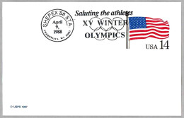 JUEGOS OLIMPICOS INVIERNO CALGARY 1988 - Winter Olympic Games. Sheboygan WI 1988 - Hiver 1988: Calgary