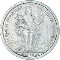 Monnaie, Nouvelle-Calédonie, 2 Francs, 1949, Paris, SUP, Aluminium, KM:3 - Nouvelle-Calédonie