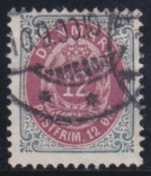 Danemark      .    Y&T    .   25-A .   Perf. 12½    .   O     .    Cancelled - Used Stamps