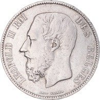 Monnaie, Belgique, Leopold II, 5 Francs, 5 Frank, 1872, TB+, Argent, KM:24 - 5 Frank