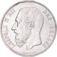 Monnaie, Belgique, Leopold II, 5 Francs, 5 Frank, 1873, TTB, Argent, KM:24 - 5 Francs