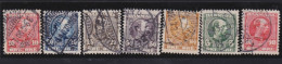 Danemark      .    Y&T    .   43/47 + 53/54   .   O     .    Cancelled - Used Stamps