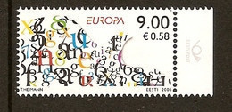 ESTONIA/ ESTLAND/ EESTI/ ESTONIE - EUROPA 2008 -Tema:"LA CARTA ESCRITA - WRITING LETTERS".- SERIE N - 2008