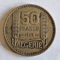 ALGERIA- 50 FRANCS 1949. - Algérie