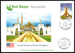 ARGHELIA - Philatelic - Crystal Mosque Mosques - Malaysia - Moschee - Mosquée - Mezquita - Mezquitas Moschea - 2 Scans - Mosques & Synagogues