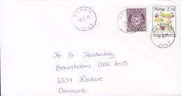 Norway SKÅBU 1991 Cover Brief Lettre RØDOVRE Denmark Pilze Mushroom Champignon - Lettres & Documents