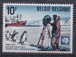 Belgique - 1971 - N° 1589 - Traité De L'Antarctique - Other & Unclassified