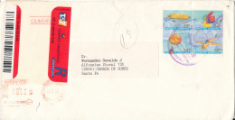 Argentina Registered Domestic Cover Sent 30-3-1996 - Covers & Documents