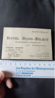 Carte De Visite Hôtel Bijou-Sélect Marseille - Cartes De Visite