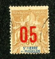 1019 Wx St Pierre 1912 Scott 115 Used (Lower Bids 20% Off) - Oblitérés