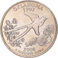 Monnaie, États-Unis, Oklahoma, Quarter, 2008, U.S. Mint, Philadelphie, FDC - 1999-2009: State Quarters