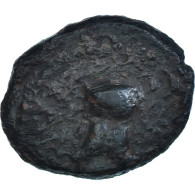 Monnaie, Atrebates, Bronze CAITIO/AMANDI, 60-40 BC, B+, Bronze, Delestrée:499 - Galle