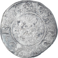 Monnaie, France, Charles VI, Denier Tournois, 1380-1422, 2nd Emission, TB - 1380-1422 Carlos VI El Bien Amado