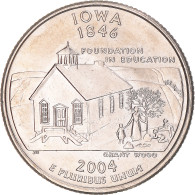 Monnaie, États-Unis, Iowa, Quarter, 2004, U.S. Mint, Philadelphie, FDC - 1999-2009: State Quarters