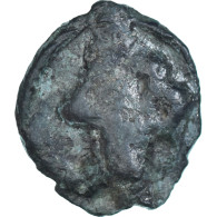 Monnaie, Turons, Potin à La Tête Diabolique, 80-50 BC, B+, Potin - Galle