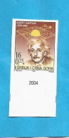 2004  3193 ALBERT EINSTEIN PHYSIKER  MONTENEGRO  CRNA GORA SRBIJA SERBIEN JUGOSLAVIJA RRR IMPERFORATE SELTEN MNH - Albert Einstein