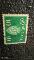 NORVEÇ-1935-45                    10ÖRE        RESMİ PULLAR    USED - Oblitérés