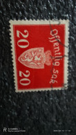 NORVEÇ-1935-45                    20ÖRE        RESMİ PULLAR    USED - Oblitérés