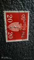 NORVEÇ-1935-45                    20ÖRE        RESMİ PULLAR    USED - Oblitérés