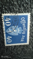 NORVEÇ-1935-45                    40ÖRE        RESMİ PULLAR    USED - Oblitérés