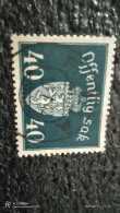 NORVEÇ-1935-45                    40ÖRE        RESMİ PULLAR    USED - Oblitérés