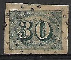 BRESIL    -   1854.   Y&T N° 20 Oblitéré. - Used Stamps