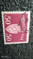 NORVEÇ-1935-45                    50ÖRE        RESMİ PULLAR    USED - Oblitérés