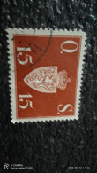 NORVEÇ-1935-45                    15ÖRE        RESMİ PULLAR    USED - Oblitérés