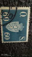 NORVEÇ-1935-45                    60ÖRE        RESMİ PULLAR    USED - Oblitérés