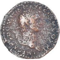 Monnaie, Domitien, As, 85, Rome, TB, Bronze, RIC:305 - La Dinastía Flavia (69 / 96)