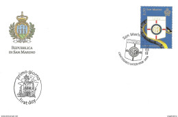 SAN MARINO - 2018 110° Anniversario Squadra Di Calcio INTER INTERNAZIONALE Annullo Fdc Su Busta UFN - 3539 - Clubs Mythiques