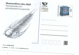 Czech Republic 2023 - Fossil Year 2023, Trilobite, Special Postal Stationery, MNH - Fossils