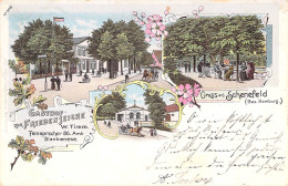 Schenefeld Gasthof Friedenseiche Mehrbild  1899 AKS - Blankenese