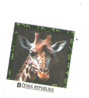 Czech Republic 2023 - By Computer Intelligence, Personalised Self-adhesive Stamp From MS,  MNH - Giraffen