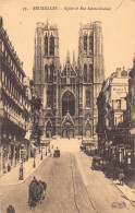 BRUXELLES - Eglise Et Rue Sainte-Gudule - Avenues, Boulevards