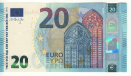 20 EURO  Firma DRAGHI    E 002 A1    EA3024136567  /  FDS - UNC - 20 Euro